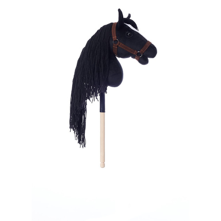 Hoppihorse Koń na Kiju Hobby Horse A4 Czarny 64cm