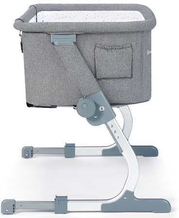 Kinderkraft Uno Up Łóżeczko Dostawne Grey Melange
