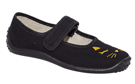 Zetpol Kapcie Dziewczęce Marysia Czarne Rozmiar 27