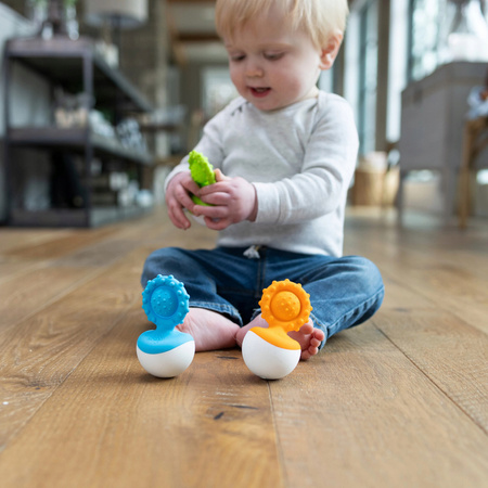 Fat Brain Toy Dimpl Bąbelki Gryzak Wańka Wstańka Pomarańczowa