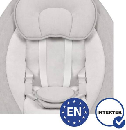 Kidwell LUXI Leżaczek Bujaczek Elektryczny 2w1 Light Melange