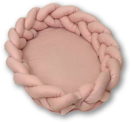 Gniazdo Niemowlęce Warkocz Kokon 210 Pure Rose