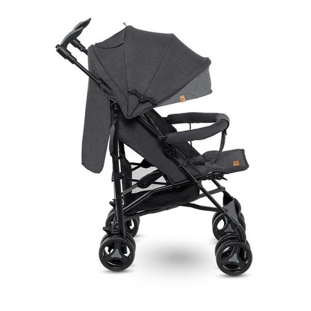 Lionelo Irma Wózek Spacerowy Black/Dark Grey