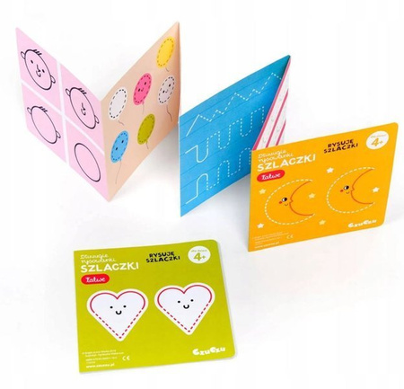 CzuCzu Dluuugie rysowanki. Rysuje szlaczki latwe 4+