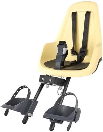 Bobike Go Mini Fotelik Rowerowy + Osłona Przeciwwiatrowa + Kask XXS Lemon Sorbet