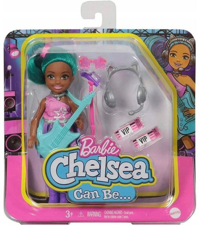Barbie Lalka Chelsea Kariera GTN86 Gwiazda Rocka GTN89