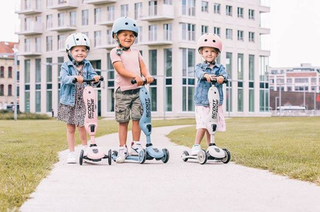 Scootandride Highwaykick 1 2w1 Jeździk i Hulajnoga 1-5 lat + Kask XXS-S Dla Dzieci 1-5 Lat Ash