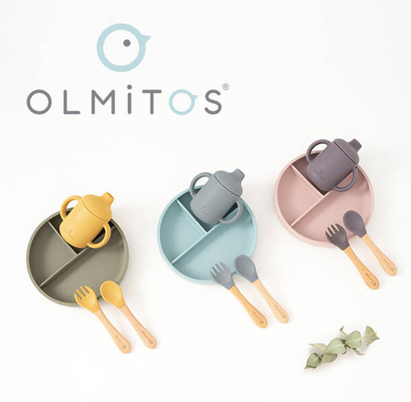 Olmitos Zestaw Obiadowy 5 Elementów Różowy