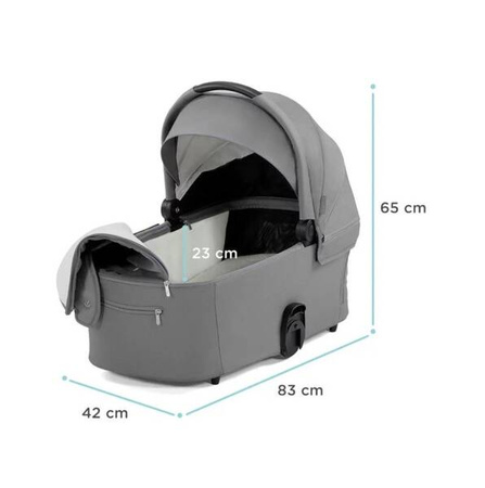 Kinderkraft Nea Gondola do Wózka Platinum Grey