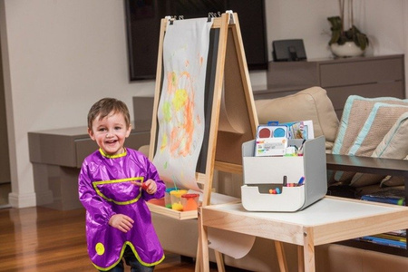 B.Box Fartuszek-śliniaczek wodoodporny z rękawami Ocean Breeze