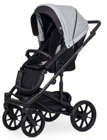 Riko Nuno Pro Wózek Głęboko-Spacerowy 2w1 z Miękką Gondolą Grey Fox
