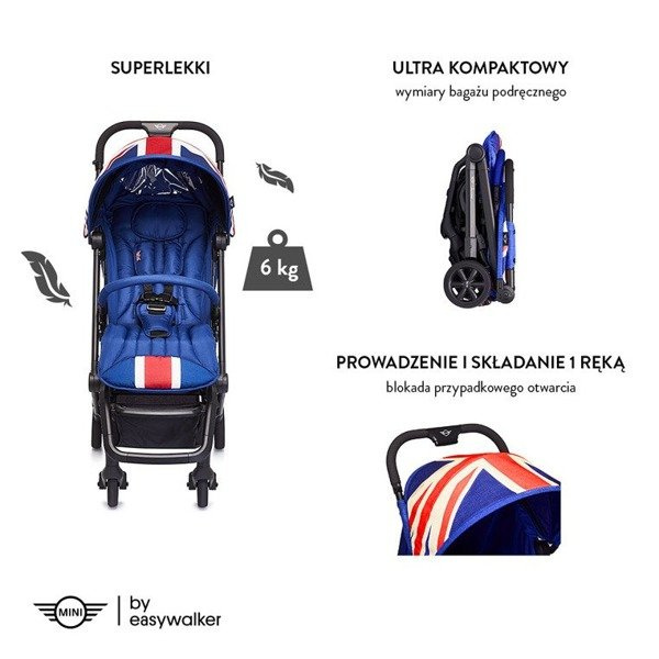 MINI by Easywalker Buggy XS Wózek spacerowy z osłonką