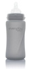 Everyday Baby, Szklana butelka ze smoczkiem M, 240 ml Szary