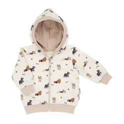 Bluza dresowa rozpinana z kapturem dla chłopca Nicol R.68