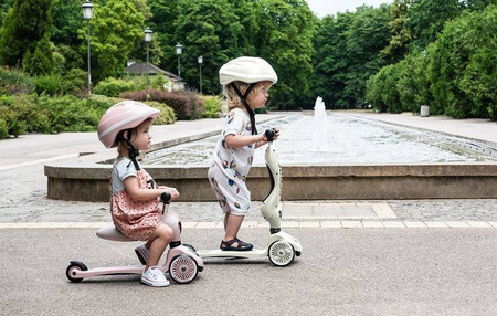 Scootandride Highwaykick 1 2w1 Jeździk i Hulajnoga 1-5 lat + Kask XXS-S Dla Dzieci 1-5 Lat Rose