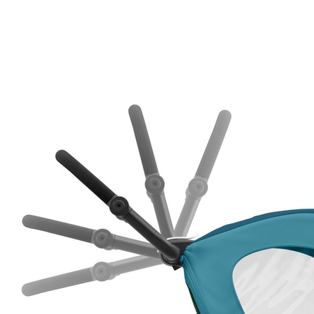 Cybex Zeno Bike Przyczepka Rowerowa Mid Turquoise