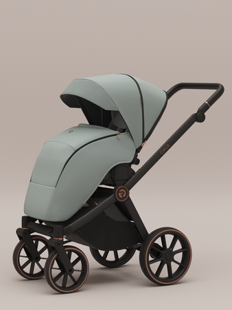 Riko Cava Wózek Głęboko-Spacerowy 12 Sage