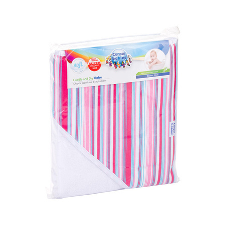 Canpol Babies Okrycie Kąpielowe Dla Niemowląt z Kapturkiem 80x95cm 26/300Mix