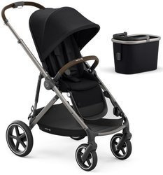 Cybex Gazelle S Wózek Spacerowy Deep Black rama Taupe