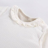 Eevi Body z Długim Rękawem Niemowlęce dla Dziewczynki Ceremony Ecru 80cm