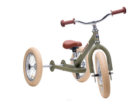 Trybike Pierwszy Rowerek Trójkołowy Dziecięcy Biegowy 2w1 Zielony Matowy