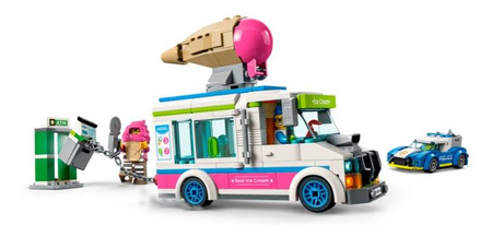 Lego City Klocki Policyjny Pościg za Furgonetką z Lodami 60314