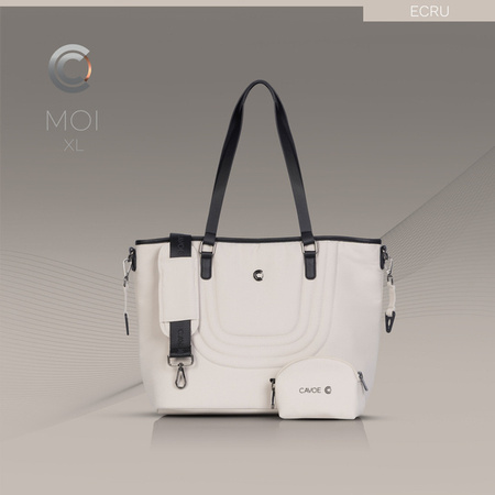 Cavoe Torba do Wózka Dziecięcego Moi XL Ecru