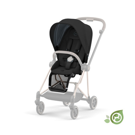 Cybex Conscious Green Leaf Mios 3.0 Tapicerka Siedziska Eco Onyx Black