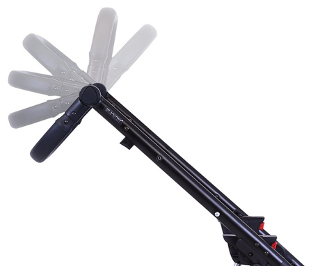 Kunert Molto Premium Wózek Głęboko-Spacerowy 2w1 Grafit Jeans Złota Rama Koła Żelowe