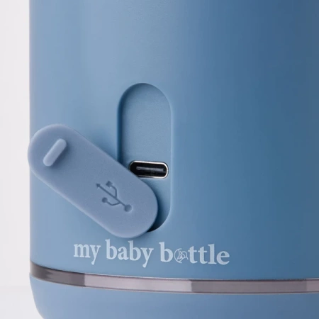 MyBabyBottle Przenośny Podgrzewacz do Butelek, Wody i Mleka dla Dzieci - Niebieski