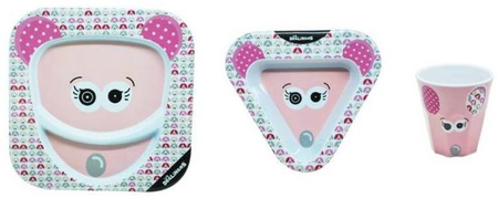 Deglingos Komplet do Karmienia z Melaminy Myszka