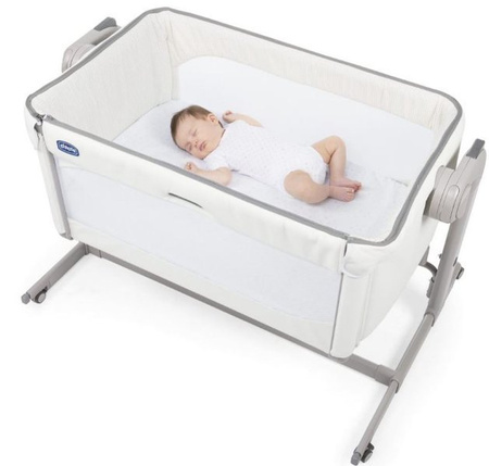 Chicco Next2Me Magic New 2023 Łóżeczko Dostawne Dla Dzieci White Snow