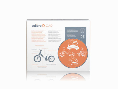 Colibro Ciao Rowerek Biegowy Składany Street Grey