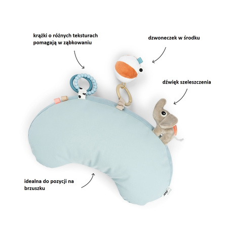 Done by Deer Poduszka Do Zabawy Na Brzuszku Playground Blue