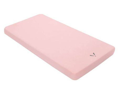 Piapimo SleepSweet Prześcieradło Do Łóżeczka z Haftem 60 x 120 cm Różowe