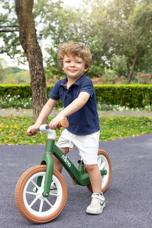 Mima Zoom Lite Rowerek Biegowy Zielony / Camel