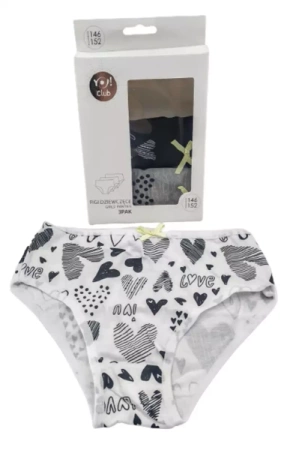 Yoclub! Figi Dziewczęce 146-152 cm