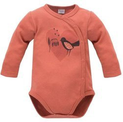 Body Rozpinane Długi Rękaw Little Bird 62 Czerwony