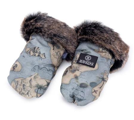 Makaszka Rękawice do Wózka Treasure Islands