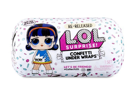 L.O.L lol LOL Laleczka Surprise Confetti Under Wraps PDQ 571469