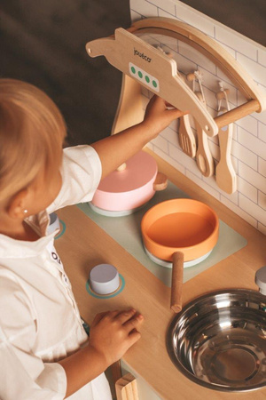 Joueco Drewniana kuchnia z akcesoriami