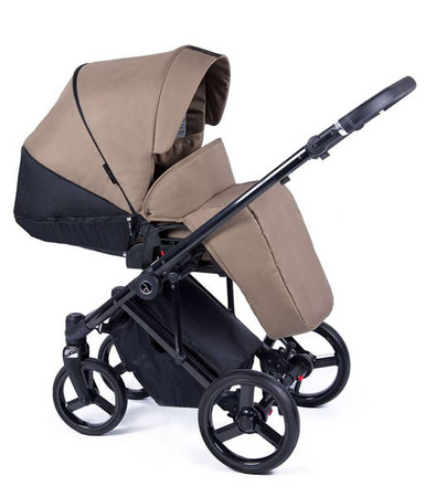 Coletto Fado Wózek Głęboko-Spacerowy Rama Czarna FA-07 Beige