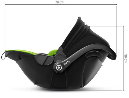 Kiddy Evoluna I-Size 2 Fotelik Samochodowy 0-13kg Lizard Green