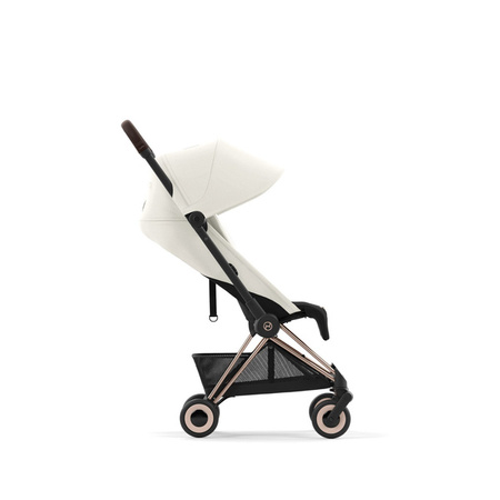 Cybex Coya Wóżek Spacerowy Rama Rosegold Off White + Cybex Coya Moskitiera Black