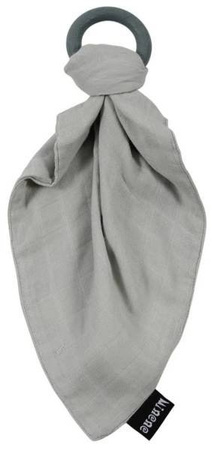 MINENE Silikonowy gryzak Jasnoszary