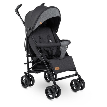 Lionelo Irma Wózek Spacerowy Black/Dark Grey