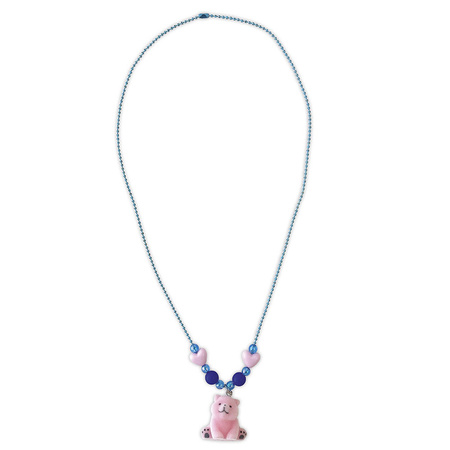 Janod Zestaw kreatywny do tworzenia biżuterii z zawieszkami Małe zwierzątka 6+