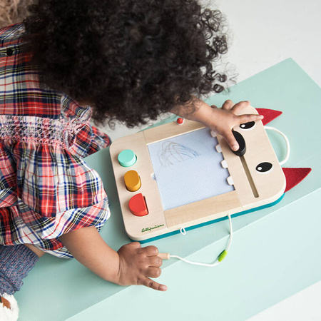 LILLIPUTIENS Drewniana tablica – znikopis Wilk Louis 2 lata+