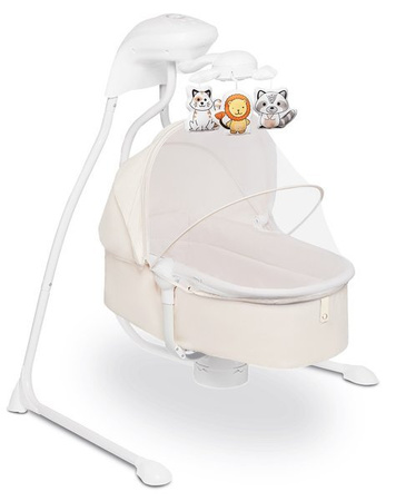 Lionelo Henny Leżaczek Bujaczek Huśtawka (beige)