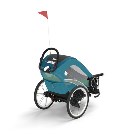 Cybex Zeno Bike Przyczepka Rowerowa Mid Turquoise